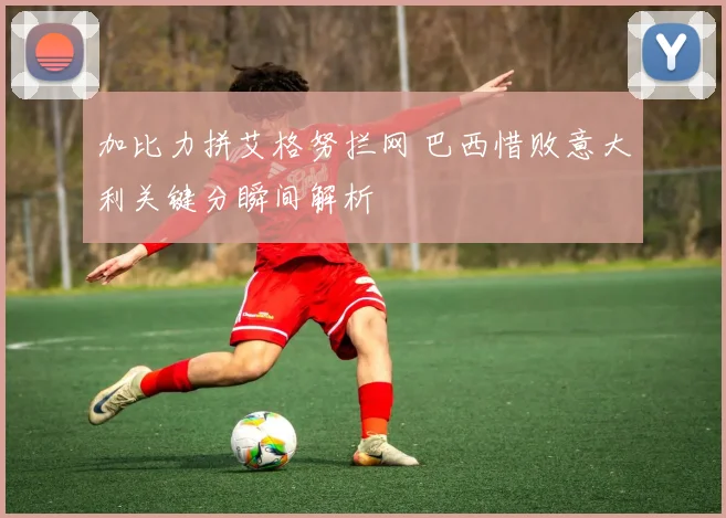 加比力拼艾格努拦网 巴西惜败意大利关键分瞬间解析